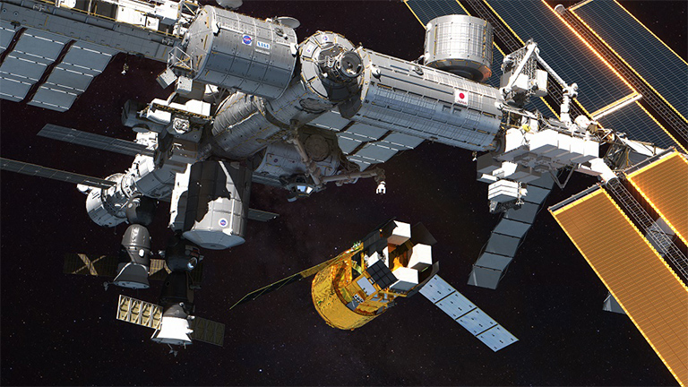 JAXAが開発中の新型宇宙ステーション補給機(HTV-X) (C)JAXA